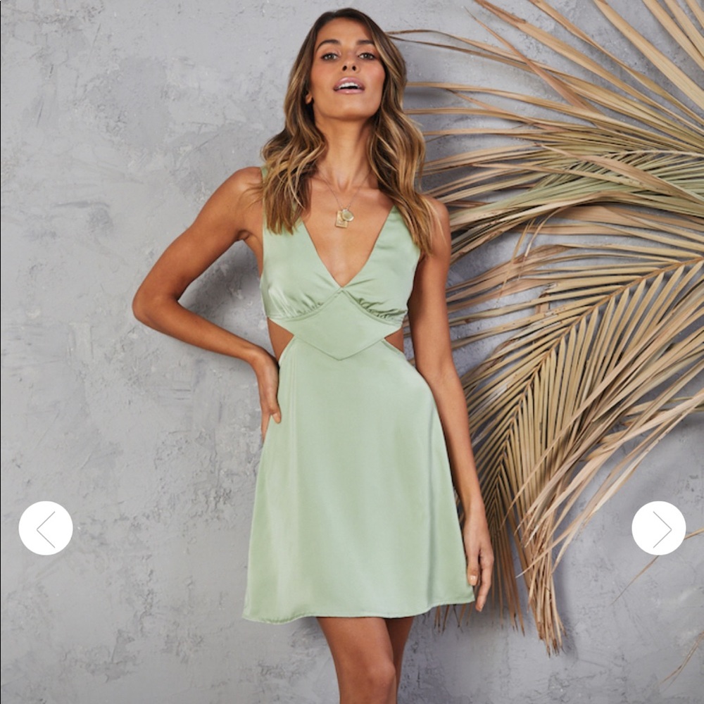 Mint Mini Dress
